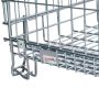 Pojemnik siatkowy gitterbox Mega-M 125x105x98 cm kosz metalowy składany kreuj swój biznes z Wyposażenie sklepów i instytucji  - Kreuj swój biznes z 4store.pl