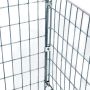 Pojemnik siatkowy gitterbox Mega-M 125x105x98 cm kosz metalowy składany kreuj swój biznes z Wyposażenie sklepów i instytucji  - Kreuj swój biznes z 4store.pl