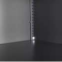 Szafa metalowa Mega-M WENUS 90x40x185 - listwa z otworami na półki w wewnętrznym rogu