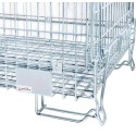Pojemnik siatkowy Mega-M 120x90x102 cm - dolna część z nogami i tabliczką