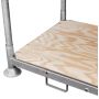 Manurack Duży Mega-M 202,5x118x31cm ocynk z podstawą ze sklejki kreuj swój biznes z Wyposażenie sklepów i instytucji  - Kreuj swój biznes z 4store.pl