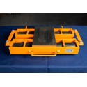 Platforma transportowa 12000R-08SW 12T - widok z przodu z uchwytem i rolkami