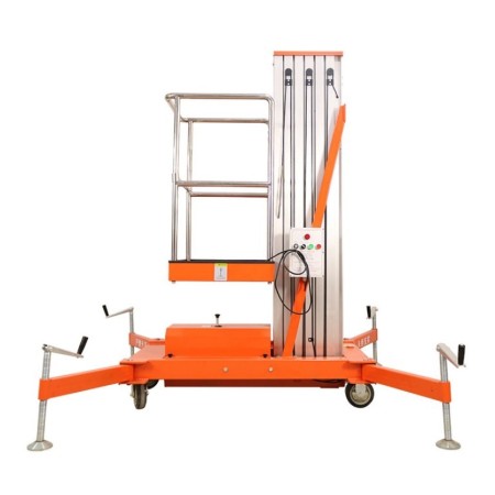 Podnośnik koszowy teleskopowy GTWY6-100, udźwig 125kg, wysokość podnoszenia 6M, DC z baterią kreuj swój biznes z Wyposażenie sklepów i instytucji  - Kreuj swój biznes z 4store.pl