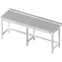 Stół przyścienny bez półki 2400x600x850 mm spawany Stalgast Sp. z o.o. Stoły nierdzewne - 4store.pl