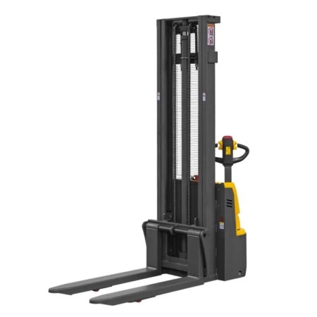Wózek elektryczny podnośnikowy samojezdny CDD15R-EN 1.5TX2,5M regulowane widły kreuj swój biznes z Wyposażenie sklepów i instytucji  - Kreuj swój biznes z 4store.pl