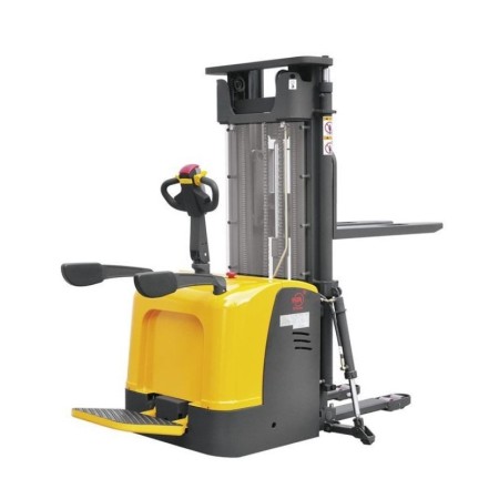 Wózek paletowy elektryczny podnośnikowy z platformą CDDK20 2Tx6,5M, bateria 24V/300Ah, maszt z wolnym skokiem kreuj swój biznes z Wyposażenie sklepów i instytucji  - Kreuj swój biznes z 4store.pl