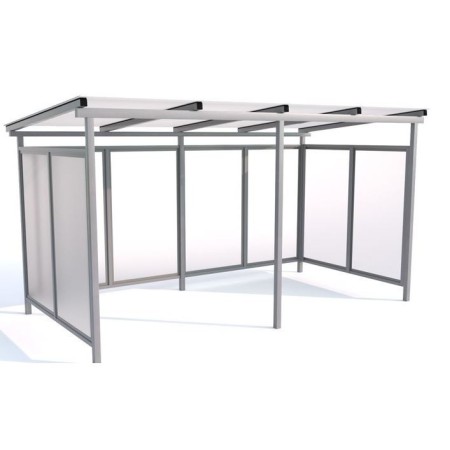 Wiata rowerowa "Zorza II" zabudowana, na 10 rowerów, 420 cm kreuj swój biznes z Wyposażenie sklepów i instytucji  - Kreuj swój biznes z 4store.pl