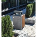 Kosz betonowo-drewniany 50L Betonita 118
