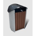 Kosz betonowo-drewniany 120L Betonita 228