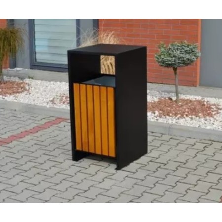 Kosz miejski Malwa 110L kreuj swój biznes z Wyposażenie sklepów i instytucji  - Kreuj swój biznes z 4store.pl