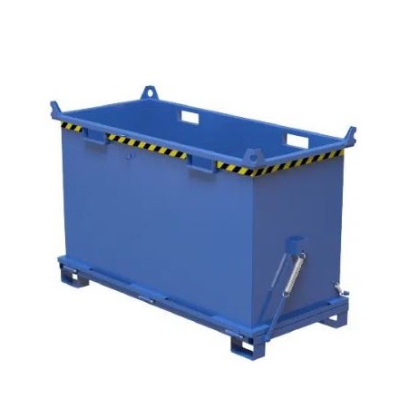 Kontener z otwieranym dnem PMDB Light, pojemność 750 l kreuj swój biznes z Wyposażenie sklepów i instytucji  - Kreuj swój biznes z 4store.pl