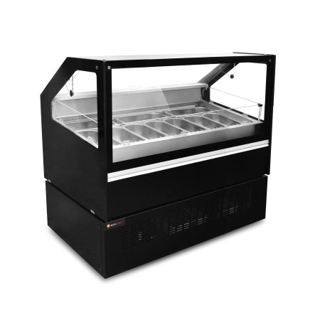 Dystrybutor do lodów , witryna do lodów, konserwator, GELATO VG 10, 10 kuwet, 1286 x 778 x 1161 kreuj swój biznes z Wyposażenie sklepów i instytucji  - Kreuj swój biznes z 4store.pl