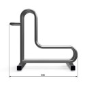 Stojak na rowery RAD-4 - widok z boku z wymiarem 530 mm