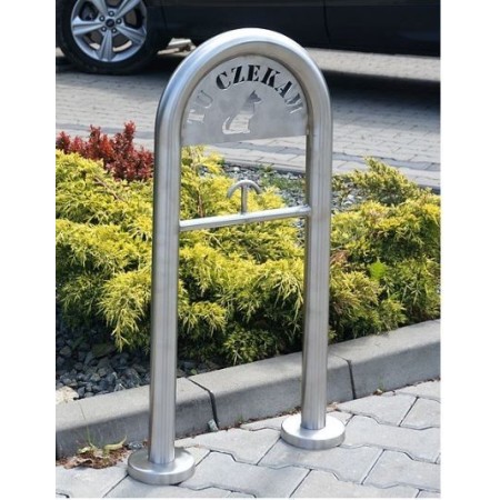 Parking dla psów VII inox, stojak dla psów Krajowy Stojaki na rowery - 4store.pl