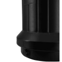 Kosz uliczny 70l TWIST - czarny dolny element z przyciskiem