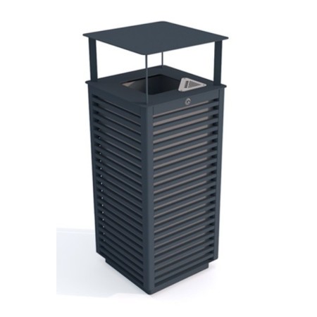 Kosz Amant III 80l z popielnicą kreuj swój biznes z Wyposażenie sklepów i instytucji  - Kreuj swój biznes z 4store.pl