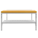 Ławeczka WPC z półką na buty Mega-M 80x80x43 - widok z przodu