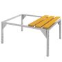 Podstawa z ławeczką WPC pod szafkę BHP 60 Mega-M 60x80x43 cm kreuj swój biznes z Wyposażenie sklepów i instytucji  - Kreuj swój biznes z 4store.pl