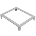 Podstawa ramowa z nóżkami do szafki BHP 60 Mega-M szara 60x50x10 cm