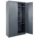 Szafa metalowa Mega-M 100x40x185 cm - otwarte drzwi, wnętrze z półkami