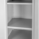 Szafa metalowa na akta S-45 cm - wnętrze z regulowanymi półkami