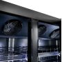 Witryna chłodnicza 3-drzwiowa 1200L Mega-M DIEGO R168 Prestige black oświetlenie LED kreuj swój biznes z Wyposażenie sklepów i instytucji  - Kreuj swój biznes z 4store.pl