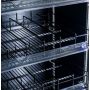 Witryna chłodnicza 3-drzwiowa 1200L Mega-M DIEGO R168 Prestige black oświetlenie LED kreuj swój biznes z Wyposażenie sklepów i instytucji  - Kreuj swój biznes z 4store.pl