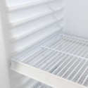 Witryna chłodnicza 388L DIEGO i59 - biała półka rusztowa i prowadnice w środku