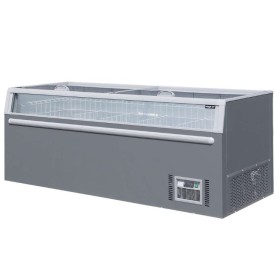 Zamrażarka skrzyniowa przeszklony panoramiczny front 621 L Mega-M OZI i210 NoFrost