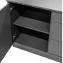 Szafka pod ekspres do kawy mobilna Mega-M H-87 cm L-184 cm G-76 cm antracyt kreuj swój biznes z Wyposażenie sklepów i instytucji  - Kreuj swój biznes z 4store.pl
