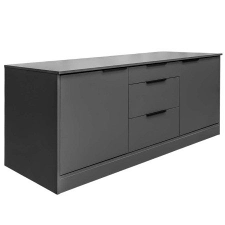 Szafka pod ekspres do kawy mobilna Mega-M H-87 cm L-184 cm G-76 cm antracyt kreuj swój biznes z Wyposażenie sklepów i instytucji  - Kreuj swój biznes z 4store.pl