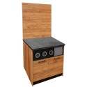 Szafka pod ekspres do kawy Mega-M H-200/90 cm L-90 cm G-75 cm dąb kraft