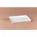 Pojemnik z plexi B05 biały 295x195x15 mm - widok z góry pod kątem