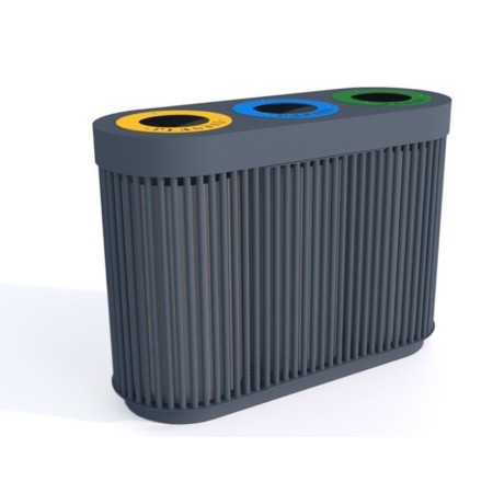 Kosz na odpadki Ibis II 3 komorowy kreuj swój biznes z Wyposażenie sklepów i instytucji  - Kreuj swój biznes z 4store.pl