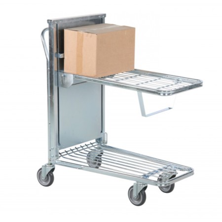 Wózek sklepowy i magazynowy (samopoziomujący) kreuj swój biznes z Wyposażenie sklepów i instytucji  - Kreuj swój biznes z 4store.pl