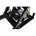 Stół podnośny 1000 kg 820x1300 mm - siłownik i agregat hydrauliczny pod platformą