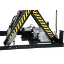 Stół podnośny 1000 kg 820x1300 mm - agregat hydrauliczny i siłownik pod nożycami
