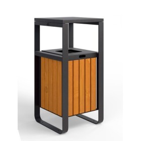 Kosz na odpadki Dore z daszkiem