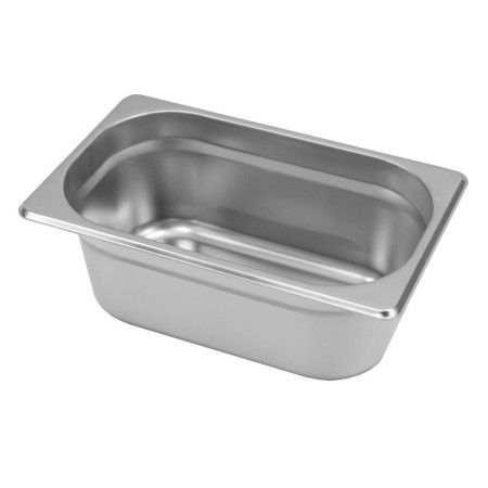 Pojemnik GN 1/4 ze stali nierdzewnej Mega-M 26,5x16,2x10cm kreuj swój biznes z Wyposażenie sklepów i instytucji  - Kreuj swój biznes z 4store.pl