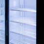 Witryna chłodnicza 2-drzwiowa 706L Mega-M RICO i112 oświetlenie LED podświetlany górny plafon reklamowy drzwi przesuwne kreuj swój biznes z Wyposażenie sklepów i instytucji  - Kreuj swój biznes z 4store.pl