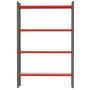 Regał metalowy magazynowy 4-półkowy Mega-M FORTIS H-240 cm L-217 cm G-40 cm moduł bazowy kreuj swój biznes z Wyposażenie sklepów i instytucji  - Kreuj swój biznes z 4store.pl