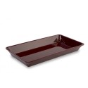 Pojemnik GN 3/4 50 bordowy, 487x265x50 mm, plexi, wysokość 50 mm, Dupont