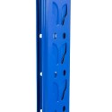 Rama Mega-M FORTIS LIGHT 200x50 cm niebieska - słupek z otworami montażowymi w zbliżeniu