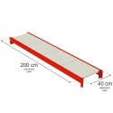 Półka do regału magazynowego Mega-M FORTIS L-200 cm G-40 cm