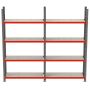 Regał magazynowy 8-półkowy Mega-M FORTIS H-200 cm L-325.5 cm G-40 cm kreuj swój biznes z Wyposażenie sklepów i instytucji  - Kreuj swój biznes z 4store.pl