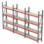 Regał magazynowy 12-półkowy Mega-M FORTIS H-200 cm L-484 cm G-40 cm kreuj swój biznes z Wyposażenie sklepów i instytucji  - Kreuj swój biznes z 4store.pl