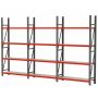 Regał magazynowy 12-półkowy Mega-M FORTIS H-200 cm L-484 cm G-40 cm kreuj swój biznes z Wyposażenie sklepów i instytucji  - Kreuj swój biznes z 4store.pl