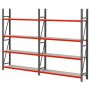 Regał magazynowy 8-półkowy Mega-M FORTIS H-200 cm L-425.5 cm G-40 cm kreuj swój biznes z Wyposażenie sklepów i instytucji  - Kreuj swój biznes z 4store.pl