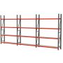 Regał magazynowy 12-półkowy Mega-M FORTIS H-200 cm L-634 cm G-40 cm kreuj swój biznes z Wyposażenie sklepów i instytucji  - Kreuj swój biznes z 4store.pl