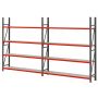 Regał magazynowy 8-półkowy Mega-M FORTIS H-200 cm L-525.5 cm G-40 cm kreuj swój biznes z Wyposażenie sklepów i instytucji  - Kreuj swój biznes z 4store.pl